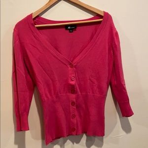 Pink cardigan